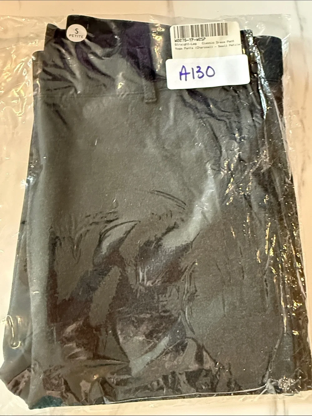 New Betabrand Charcoal Straight Classic Dress Pant Yoga Pants Small Petite